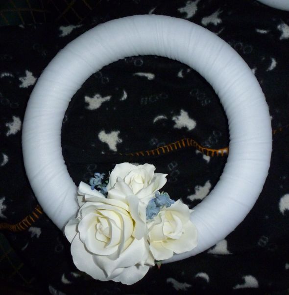 Tulle and flower wreaths