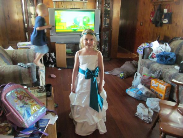 my Kaylee bug's flower girl dre