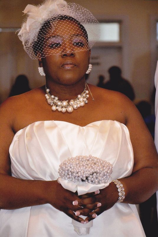 My DIY Birdcage Veil & Pearl Bouquet......wedding day