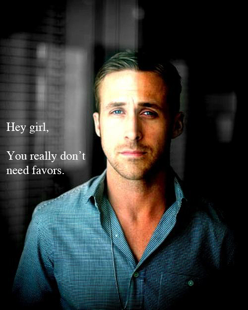 What would you think if you went to a wedding where there were no favors? :  wedding Ryangosling7