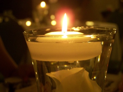 eco friendly candles on sale wedding Floating Candle Centerpiece wedding 