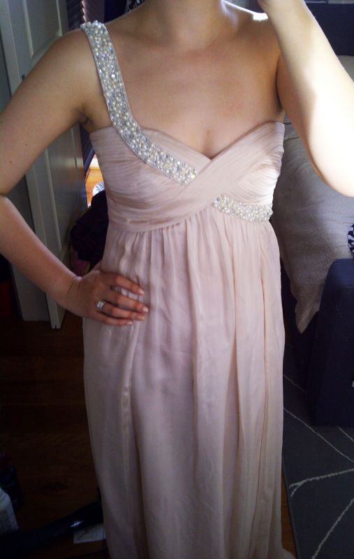 What BRIDESMAIDS dress goes with the Vera Wang 'Gemma' gown? :  wedding gemma bridesmaids what go with match dresses vera wang gowns BM Dress