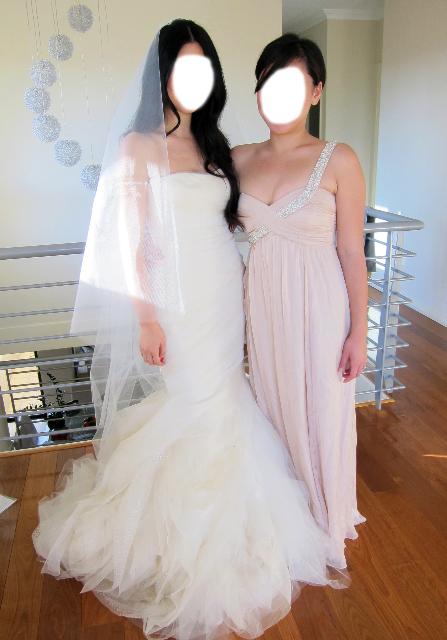 What BRIDESMAIDS dress goes with the Vera Wang 'Gemma' gown? :  wedding gemma bridesmaids what go with match dresses vera wang gowns VW Gemma BM2