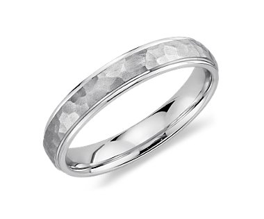 Update: My proposal to my Fiancee *ring porn* : wedding proposal ring titanium band Hammered 2