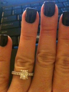 Do both you and your future bride wear E-rings? :  wedding rings proposals same sex couples Nails