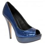 I bought my shoes! Show me yours too! :) :  wedding shoes ivory wedding bridal Blue Peep Toe Pump