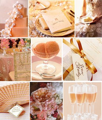 What are your colors theme wedding PeachPinkGold