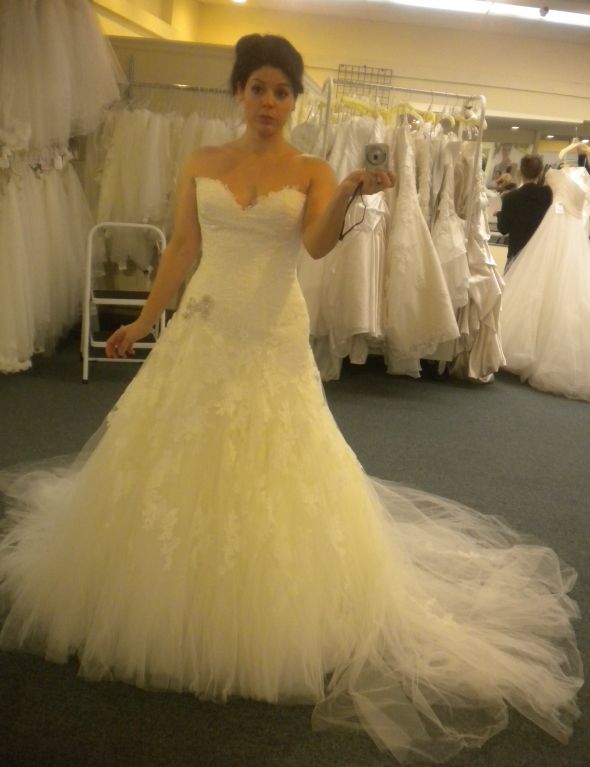 She's Here! My Enzoani Erin Arrived!! (Oh so pic heavy) : wedding enzoani erin dress Mydress10