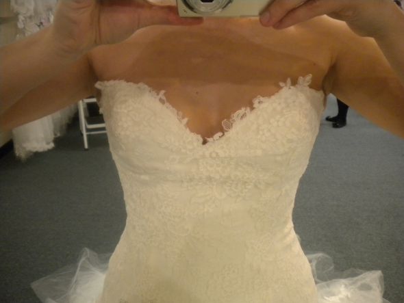 She's Here! My Enzoani Erin Arrived!! (Oh so pic heavy) : wedding enzoani erin dress Mydress11