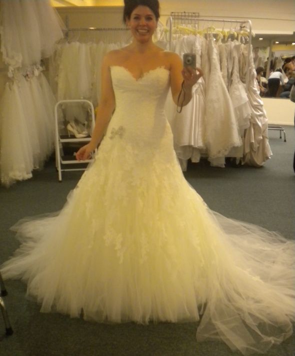 She's Here! My Enzoani Erin Arrived!! (Oh so pic heavy) : wedding enzoani erin dress Mydress6
