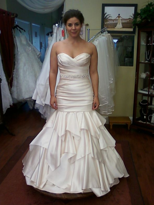Here's my journey of dresses! Share yours! (Pic heavy) : wedding dress journey pic pics heavy plus size 1 weight loss curvy full figured 1 Weddinggown2