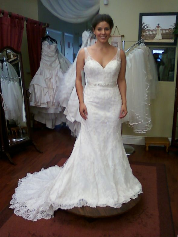 Here's my journey of dresses! Share yours! (Pic heavy) : wedding dress journey pic pics heavy plus size 1 weight loss curvy full figured 1 Weddinggown4