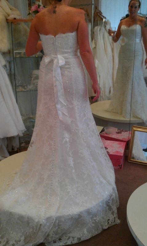 Soooo.... another dress :  wedding dress jim hjelm monique lhuillier lace tea length 1 angst indecision IMAG0949