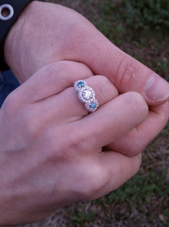 Ohhh Halo Ring Ladies!!! Show me yours! :) : wedding ring halo IMAG1658