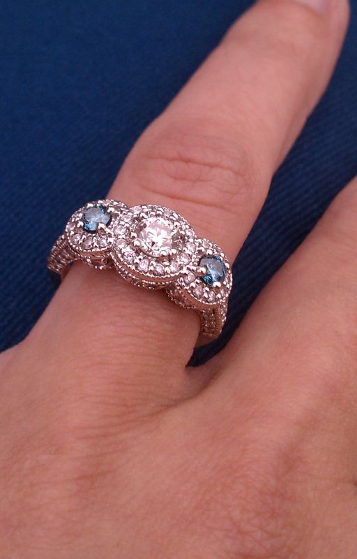 Multi-stone rings...pics please! :  wedding IMAG3418