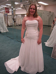 And I found my dress...