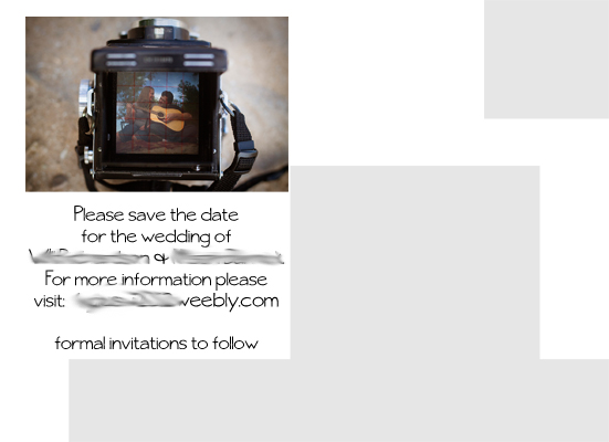 Save the Date postcard question :  wedding save the dates 1 postcard Postcard Back 2