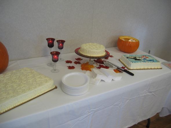 pumpkin inspiration please! :  wedding Pumpkin Floating Candles