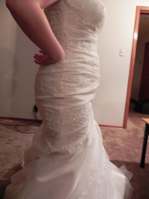 Dress Remorse! Please help me choose San Patrick- Peralta or Alfred Angelo 2123? :  wedding alfred angelo2123 san patrick peralta dress remorse Peraltaside1