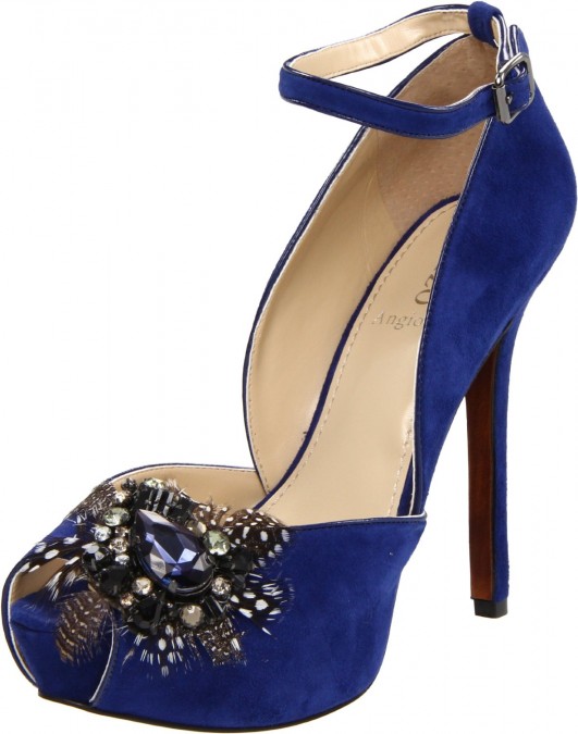 royal blue wedding shoes