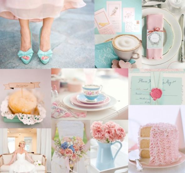 champagne and pink wedding ideas