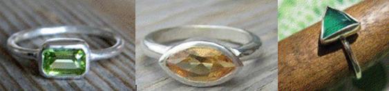 Non-Diamond Engagement Rings :  wedding rings Inpired