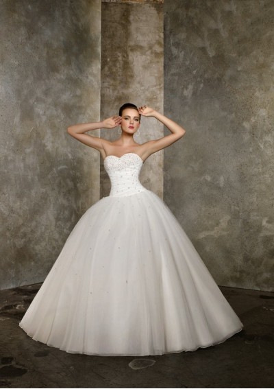 sweetheart wedding dresses with bling 2012