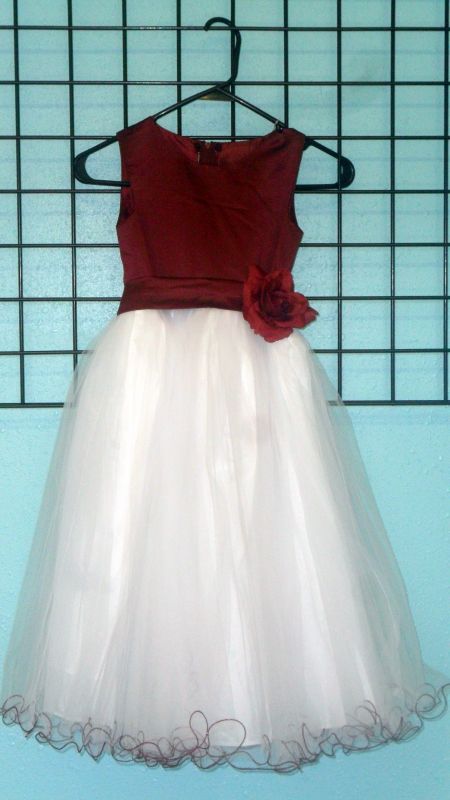 New Flower Girl Dresses :  wedding flower girl dress dress little girl brown green white SAM 2649