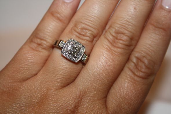 my aqua RHR is done!  show me your RHRs... (pix) :  wedding 053