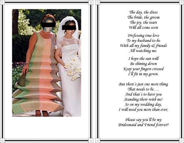 My Will you be my bridemaids cards :  wedding bridesmaids cards funny B3