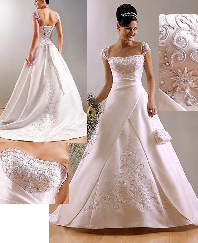 Replica Dresses.. Inspiration pic v. What you received :  wedding Dynasty