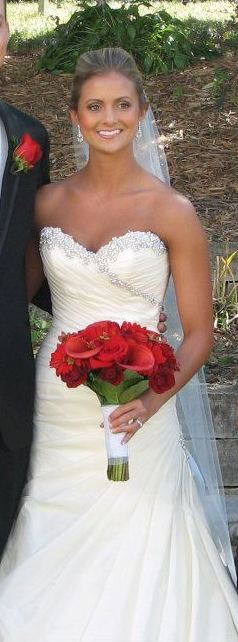 Beginning to get taffeta wedding dress regret.. : wedding taffeta dress regret fabric beach wedding opinions Dress1
