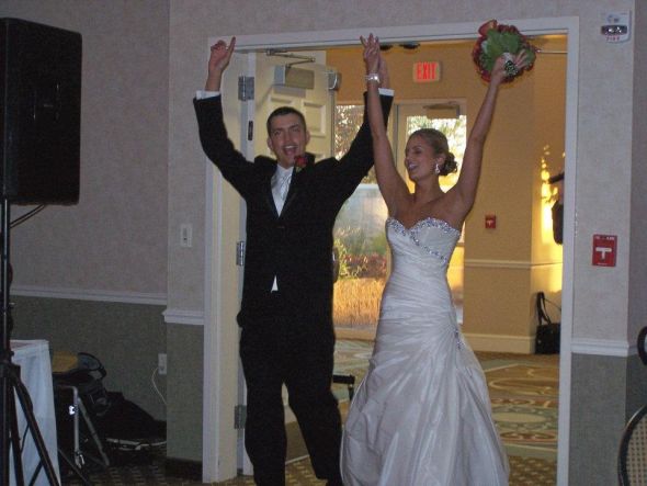 congrats Oct 1  bees!  Post your pics! :  wedding Entering The Receptin