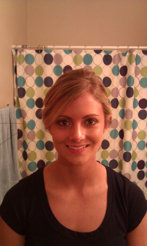 Hair trial today...need lots of opinions :  wedding Front