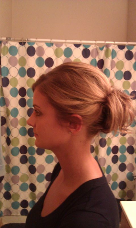 Hair trial today...need lots of opinions :  wedding Left Side