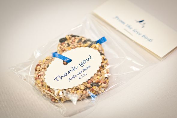 DIY birdseed favors