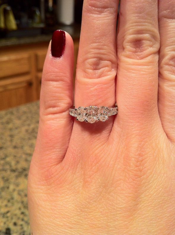 Semi-eternity three stone e-rings + bands :  wedding ring rings e ring engagement three stone 1 three stone semi eternity 1 eternity IMG 1094