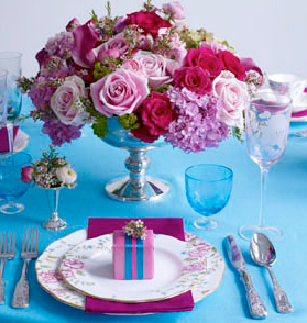 Summer 2012 Brides! :  wedding summer 2012 colors pink blue Gift Box