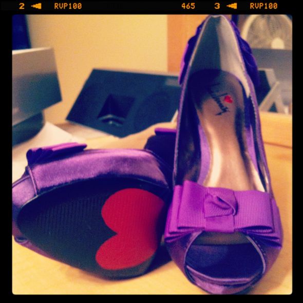 Purple Wedding Shoes!
