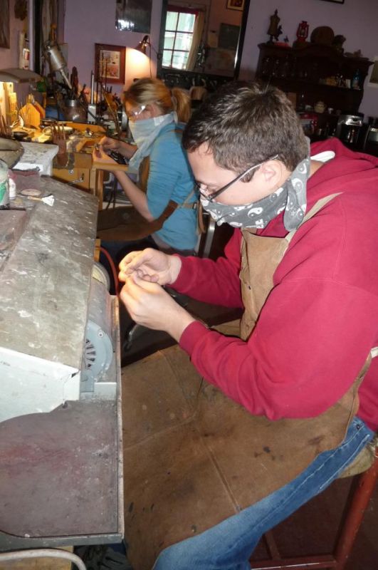 we made our own wedding rings (pic heavy) : wedding wedding ring workshop wedding ring wedding bands rings Ring10