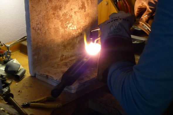 we made our own wedding rings (pic heavy) : wedding wedding ring workshop wedding ring wedding bands rings Ring4