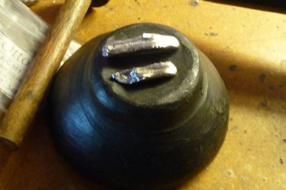 we made our own wedding rings (pic heavy) : wedding wedding ring workshop wedding ring wedding bands rings Ring5