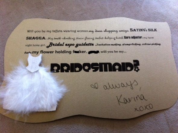 DIY Friday :  wedding features Bmcards WILL YOU BE MY BRIDESMAID CARDS :  wedding willyoubemybridesmaid bridesmaid card gift gold bridesmaids diy Bmcards 