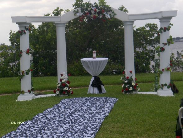 Black Red and Damask Wedding Items for Sale