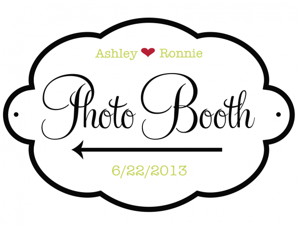 Photo booth sign