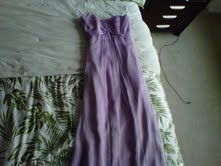 Brand New with Tags Orchid Color Sz 4 Belsoi Chiffon gown Bridesmaid Dress $140 :  wedding belsoi chiffon l2064 purple bridesmaids dress Bridal1