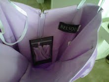 Brand New with Tags Orchid Color Sz 4 Belsoi Chiffon gown Bridesmaid Dress $140 :  wedding belsoi chiffon l2064 purple bridesmaids dress Bridal4