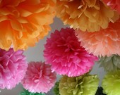 Flower paper balls