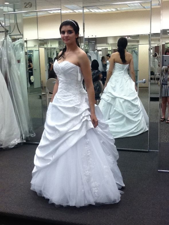 Here's my journey of dresses! Share yours! (Pic heavy) : wedding dress journey pic pics heavy plus size 1 weight loss curvy full figured 1 Davids Bridal2