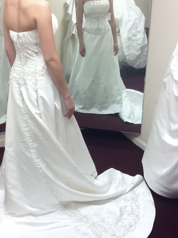 Here's my journey of dresses! Share yours! (Pic heavy) : wedding dress journey pic pics heavy plus size 1 weight loss curvy full figured 1 Wedding Dress2